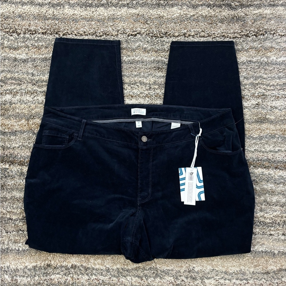 Market & Spruce Corduroy Mid Rise Skinny Jeans Sz 22W NWT | Corduroy Skinny NWT-